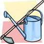 Vegetable Gardens, Community Gardens: Vegetable Garden Training. Assemble tools and supplies - including a watering can.