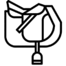 A Sustainable Agriculture Rancher's Horse Saddle Icon